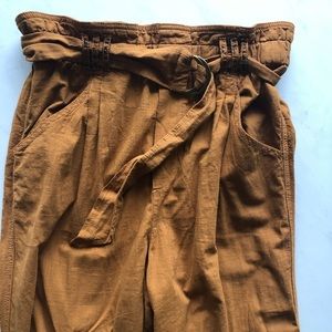 Anthropologie Paper Bag Waist Pant